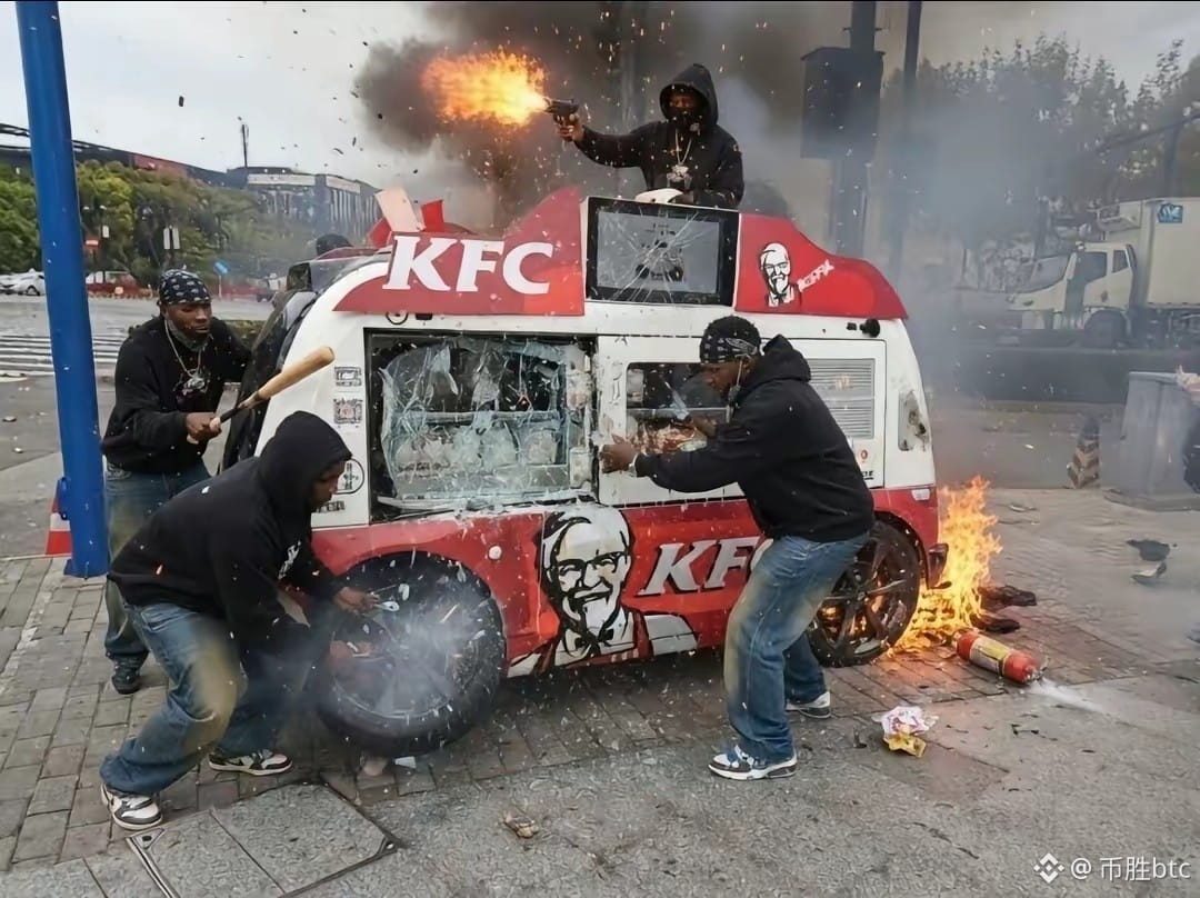 哈哈,笑死我了!美国人真的是太懂美国了!
下图一是一个美国人在网上发了一张肯德基在中国的自助汉堡车,他说了这样一句话!