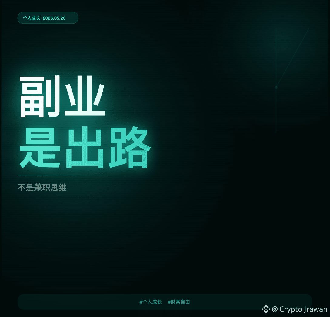 认识一个做会计的朋友,白天在公司处理账目,晚上做财经内容创作。
周围很多人觉得他太累了,跟他说:"你工作已经够忙了,还