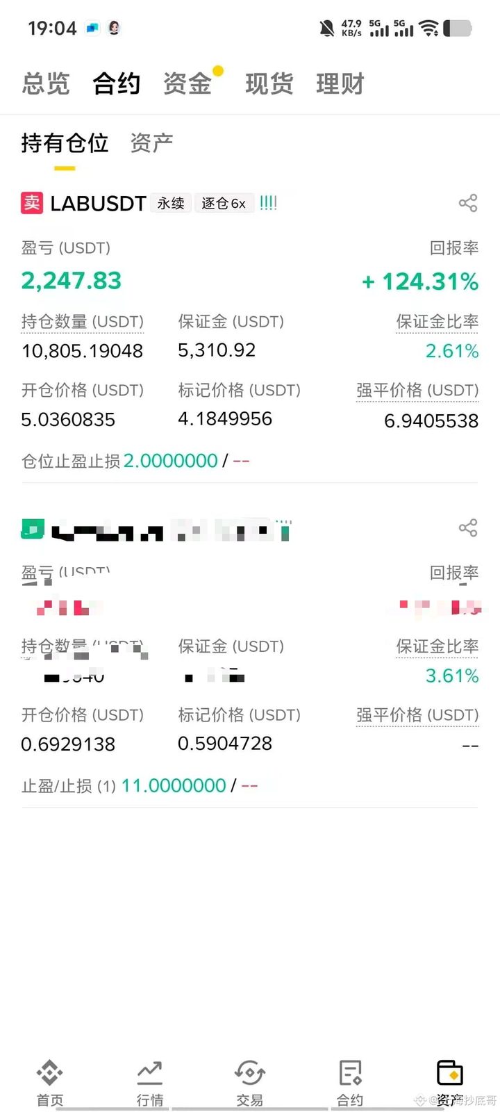 $LAB 傻币狗庄,前几天不是挺喜欢盯着我的爆仓价打吗?这次你接着来啊,能拉到5我都算你牛逼,问题是你敢吗?现在那些套牢