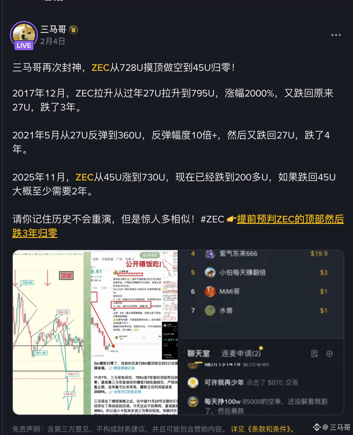 高风险山寨币⚠️!操作不慎或者仓位不对可能会损失全部本金,严格执行策略的可以尝试,如果止损最高损失本金10%左右。
ZE