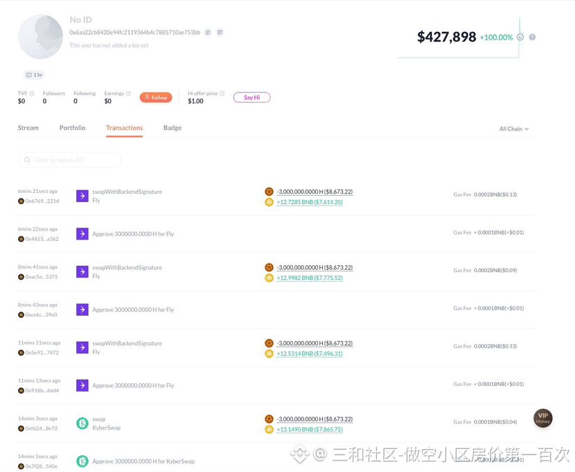 $H 悬赏100万美元抓捕黑客?3个亿被偷了,项目方却开起了“直播”🔥
Humanity项目刚被黑走3200万美金。